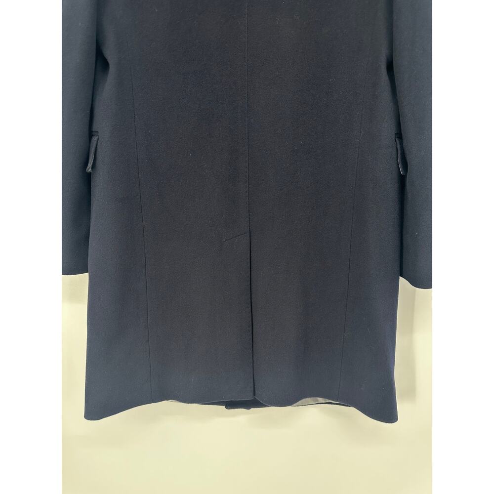 Saks Fifth Avenue Men’s Overcoat Loro Piana Wool Cashmere Coat 40L Navy Blue - Picture 8 of 14